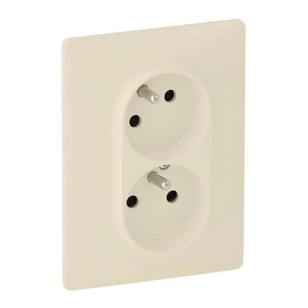 Dvojzásuvka LEGRAND VALENA LIFE 753286 béžová