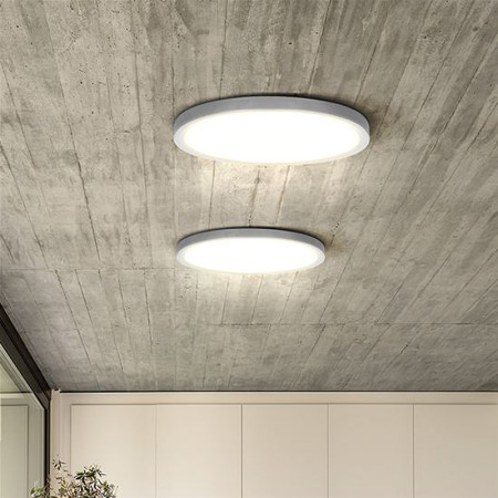 Stropnica LED 300mm 36W 3-6000K CCT+DO 2700lm IP20 biele SOLIGHT WO8019