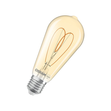Žiarovka OSRAM LED Vintage 1906 E27 4,9W/922 FILAMENT GOLD EDISON HEART DIM