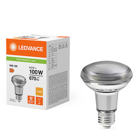 Žiarovka LEDVANCE LED R8010036 E27 8,5W/827 PMC