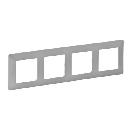 Štvorrámček LEGRAND VALENA LIFE 754134 hliník