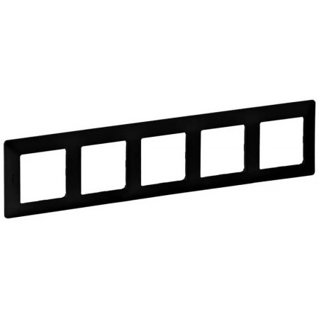 Päťrámček LEGRAND VALENA LIFE 754255 čierny