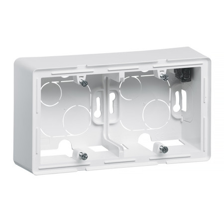 Zdvojená krabica na povrch LEGRAND VALENA LIFE 754192 biela