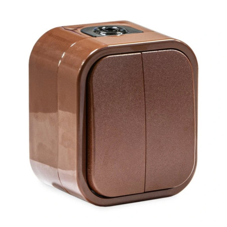 Vypínač č.5 VDT IP54 TIMEX WNT-2B2 hnedý