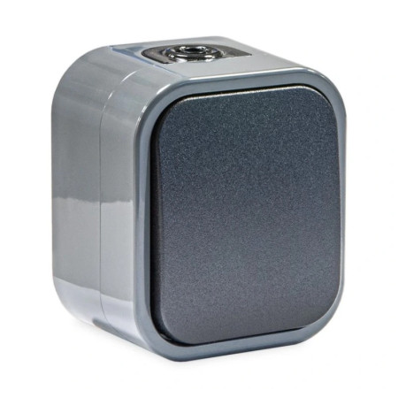 Vypínač č.6 VDT IP54 TIMEX WNT-5B2 čierno-sivý