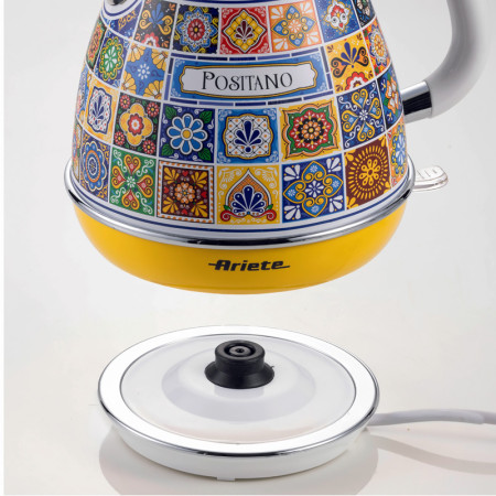 Kanvica rýchlovarná ARIETE Positano 2869/PO 1,7L 2000W ručne maľovaný dekor