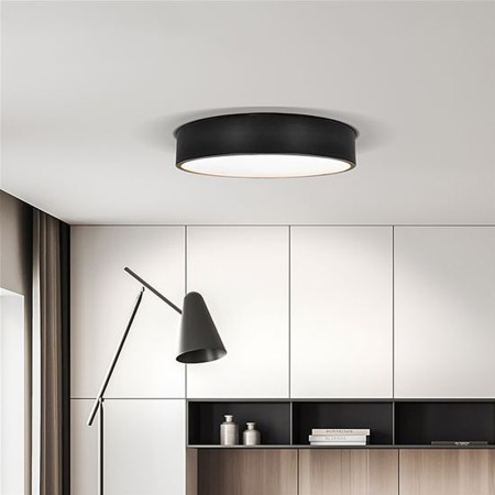 Stropnica LED 300mm 36W 3-6000K CCT 2100lm IP20 čierne SOLIGHT WO804-B