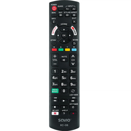 Ovládač diaľkový Panasonic Smart TV SAVIO RC-06 (URCPAN)