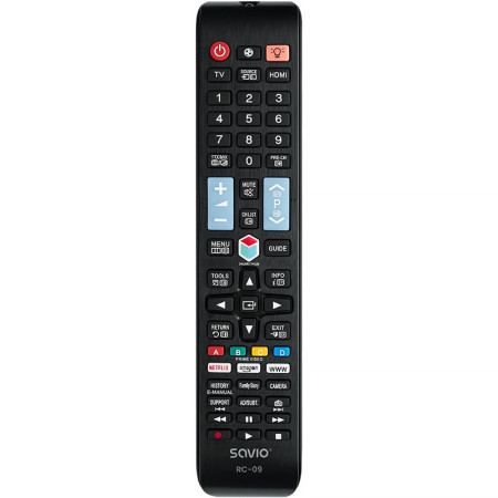 Ovládač diaľkový Samsung Smart TV SAVIO RC-09 (URCSAM1)