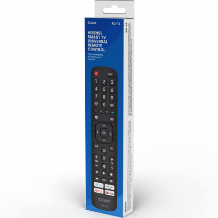 Ovládač diaľkový HISENSE Smart TV SAVIO RC-14