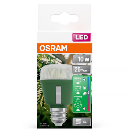 Žiarovka OSRAM LED STAR GROW LAMP T60 E27 10W pre rast rastlín