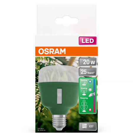 Žiarovka OSRAM LED STAR GROW LAMP T80 E27 20W pre rast rastlín