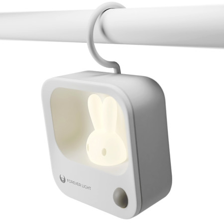 Svietidlo nočné LED FOREVER FLC-10 LEA zajačik ACCU s pohybovým senzorom