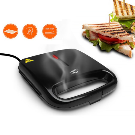 Gril kontaktný LTC LXOK1 Panini čierny 750W