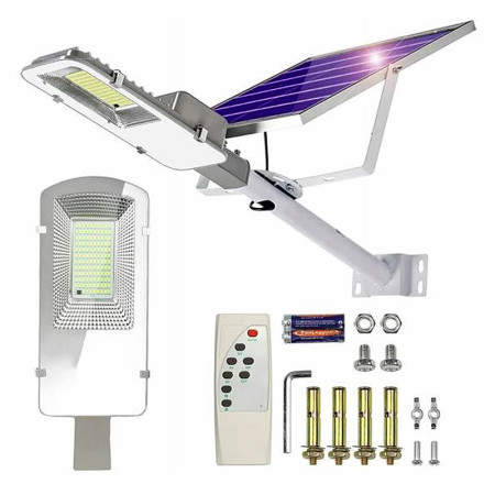 Svietidlo pouličné LED so solárnym panelom+DO LTC LXTQF031 45W IP65