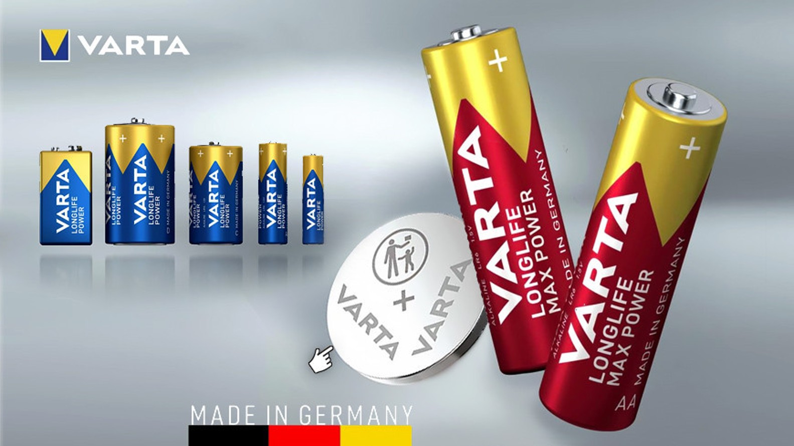 Batérie Varta - alkalické, gombíkové, lítiové